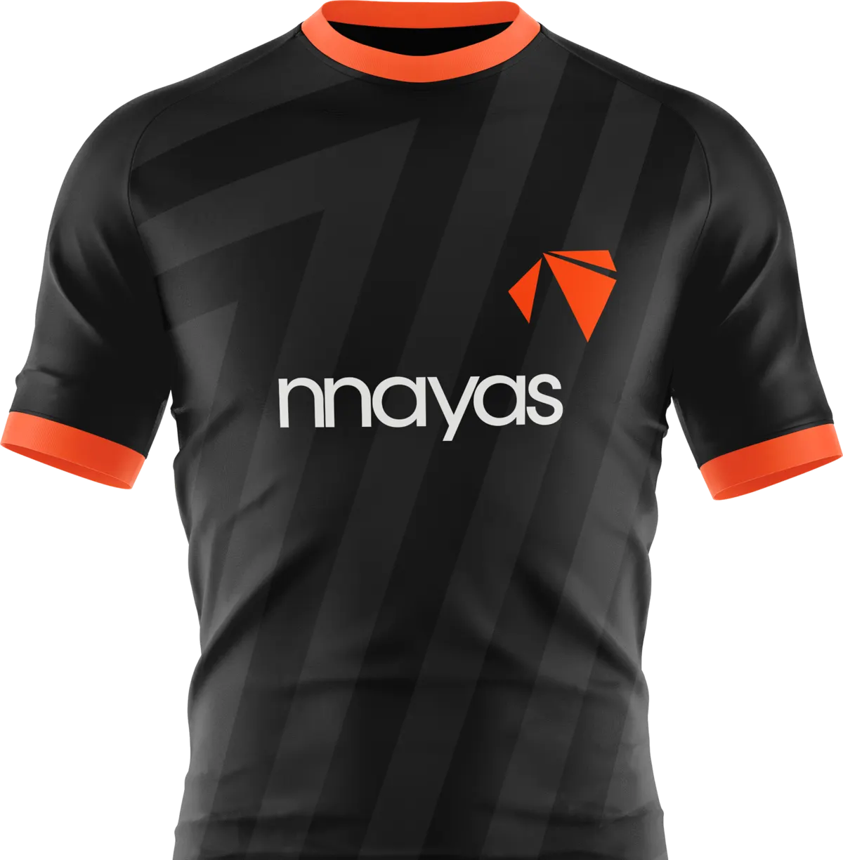 Camisa oficial da NNayas, vista da frente