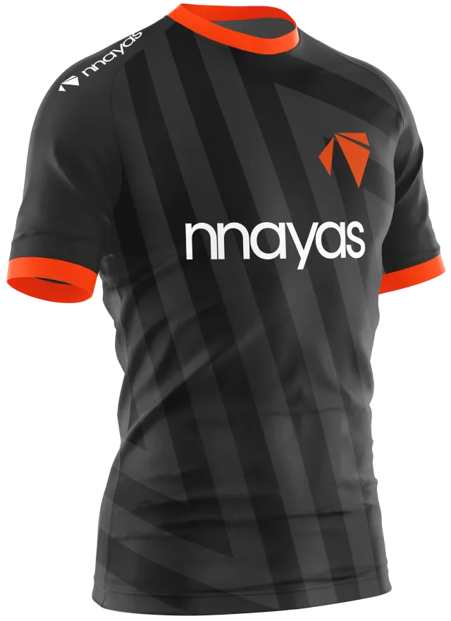Camisa oficial da NNayas, vista lateral